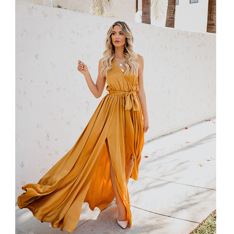 SANTORINI NIGHTS BOHO MAXI DRESS