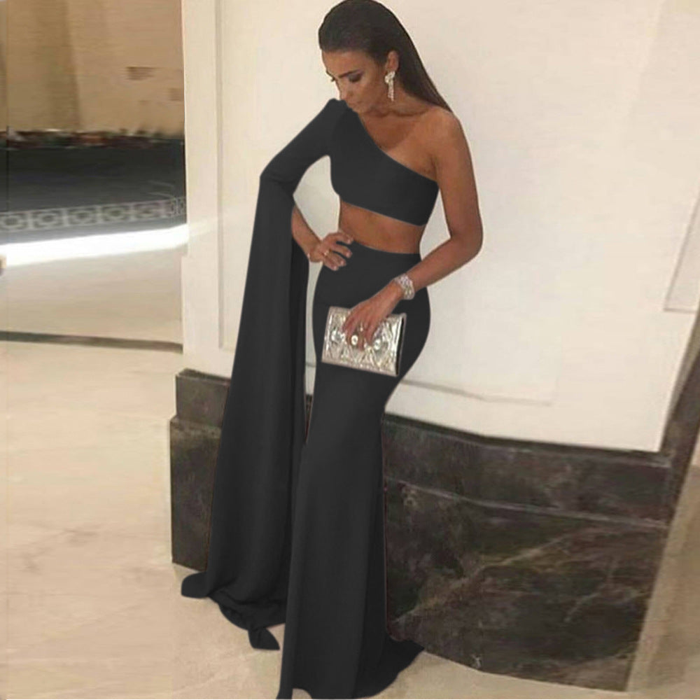 ALYSSA 2-PIECE ONE SHOULDER SET