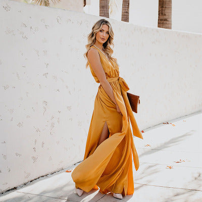 SANTORINI NIGHTS BOHO MAXI DRESS