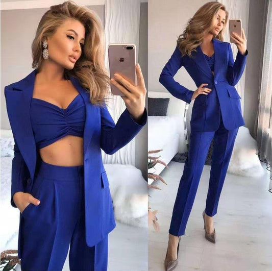 LINDA SOLID COLOR SUIT